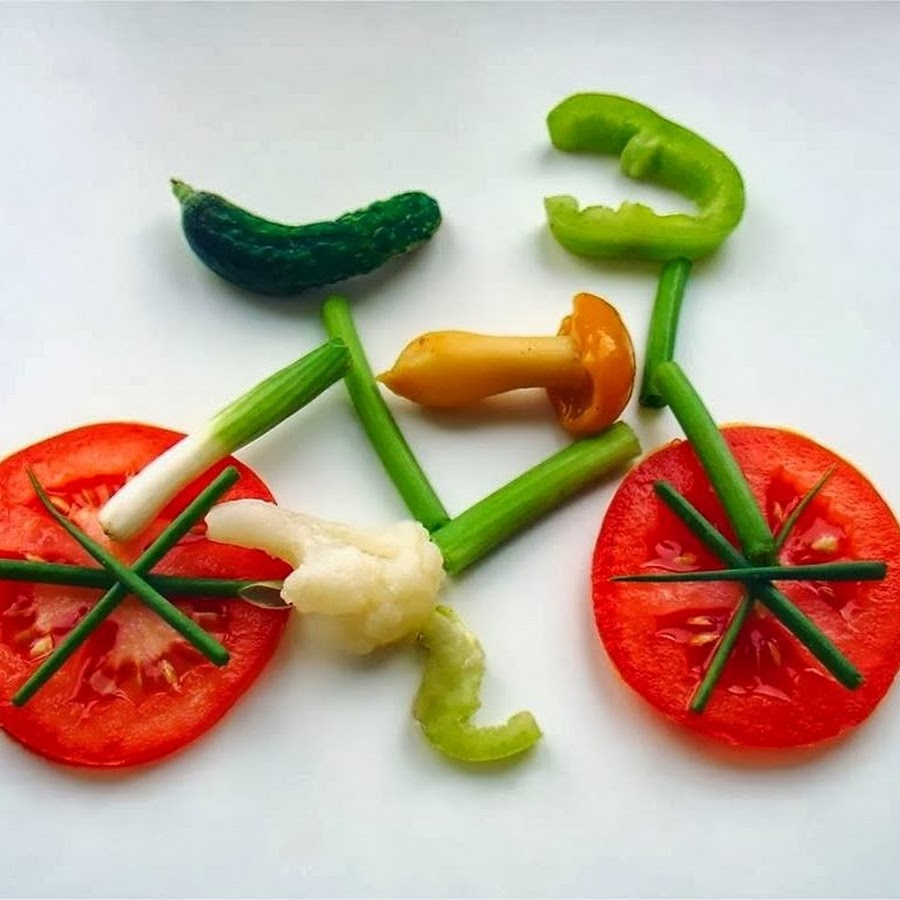 rower z warzyw